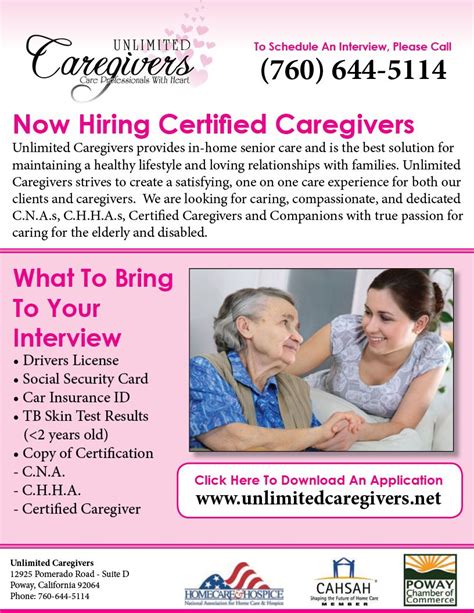 22 &183; Between 20 and 21hour &183; HEART TO HEART CAREGIVERS. . Craigslist caregiver